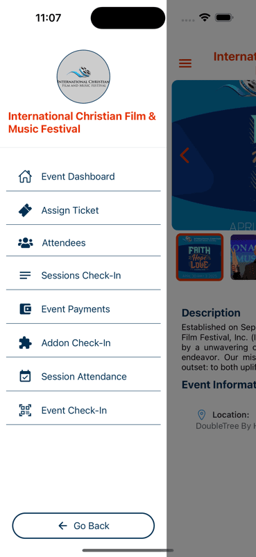 Event Central Organizer (Admin & Organizer App) screenshot 1