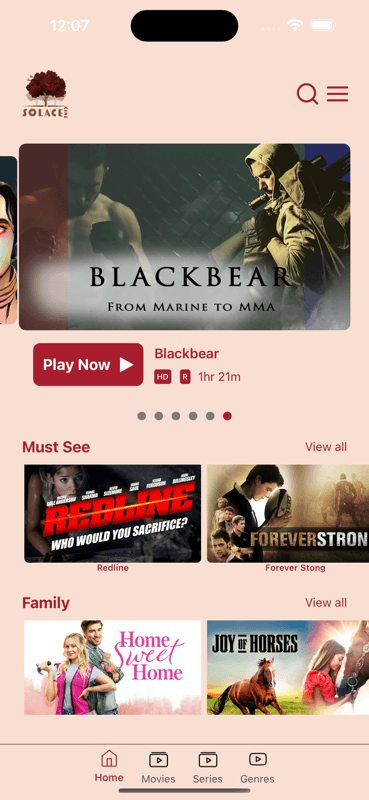 Solace: Quality Movies & TV screenshot 2